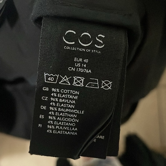 COS Classic Black Skirt Size 10 - Picture 6 of 7